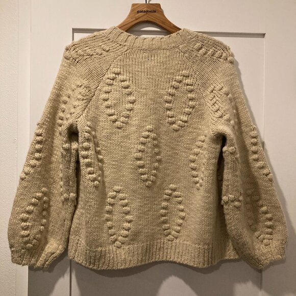 Lucky Brand | Cream Bauble Cardigan | Small - Picture 3 of 11